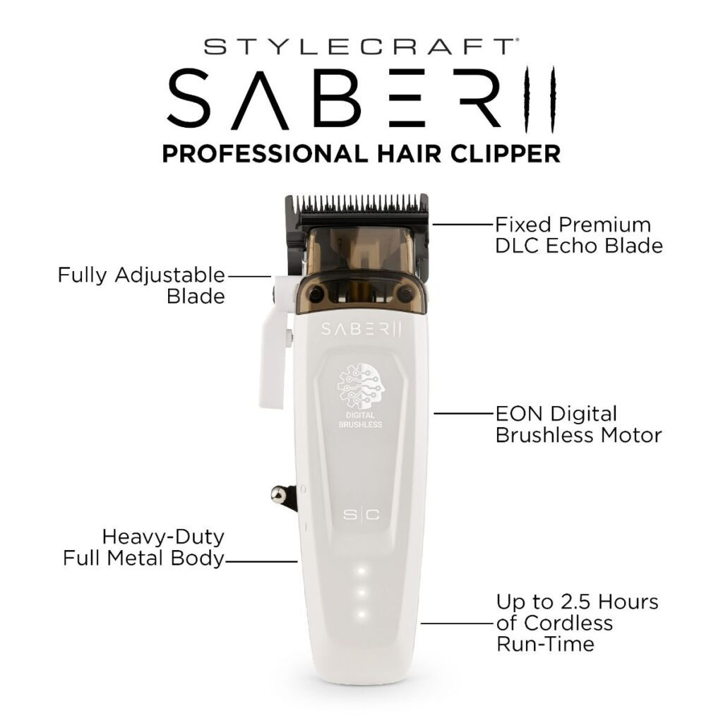 STYLECRAFT SABER 2 CLIPPER WHITE